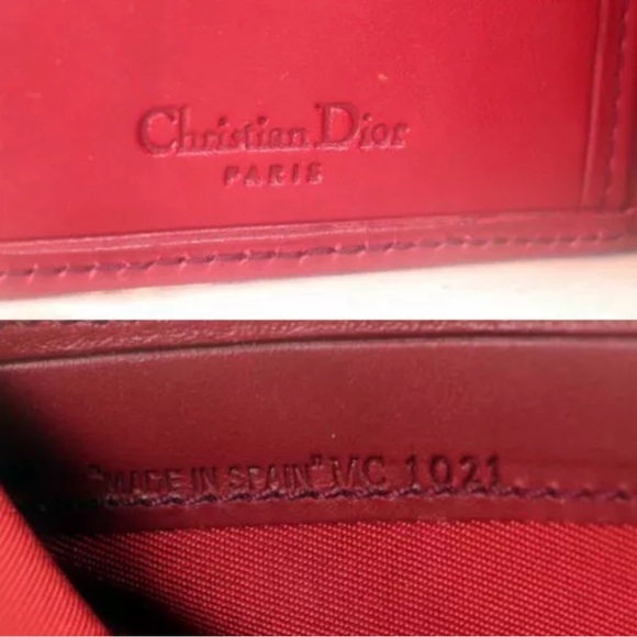 Lady Dior Cannage Kiss Lock Wallet EUC - Picture 8 of 8